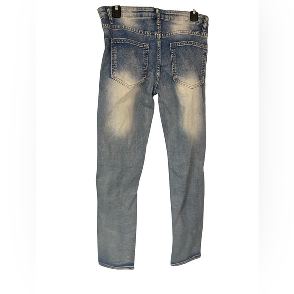 Distressed Blue Jeans - Picture 2 of 3